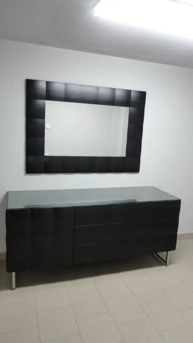 Sideboard with matching mirror frame